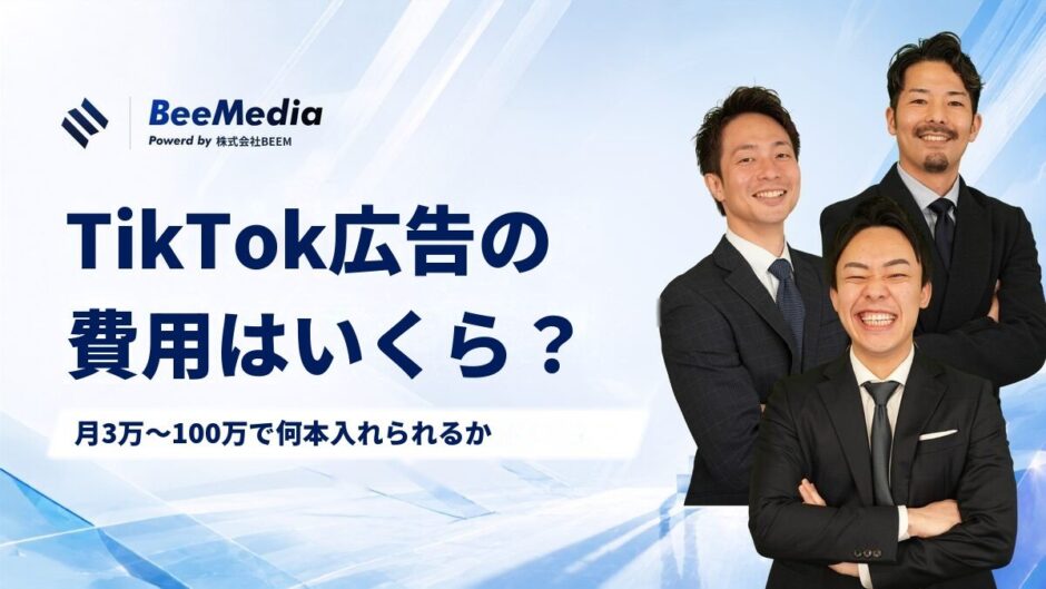 TikTok広告の費用は結局いくら？月3万・10万・30万・100万で「何本入れられるか」を、自社の実績（20万円でリード95件）から逆算して全部出します