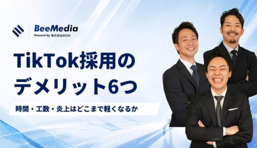 TikTok採用のデメリット6つ