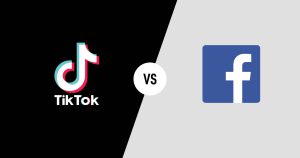 TikTokとFacebookのロゴ